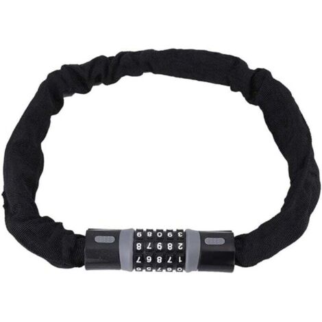 Lucchetto con password per bicicletta da 0,9 m, lucchetto a catena portatile per mountain bike elettrica, accessori per biciclette, lucchetto per bicicletta con numero.