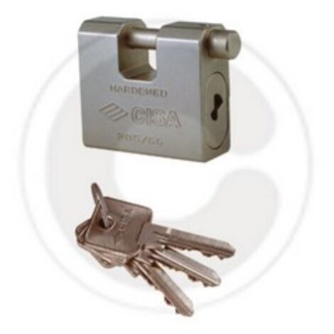 lucchetto corazzato Cisa 28550 catenaccio 84 mm lucchetti serranda
