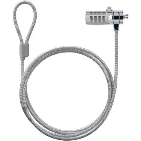 Lucchetto di sicurezza per notebook e PC, lucchetto con combinazione numerica a 4 cifre.