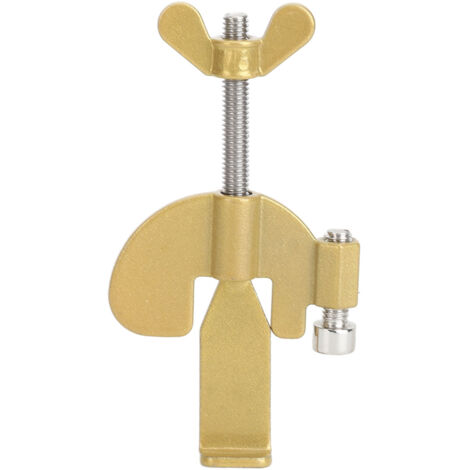 Lucchetto di sicurezza portatile per porta, realizzato in acciaio inossidabile, facile da usare e robusto, ideale per viaggi, casa, hotel o dormitori (colore oro).