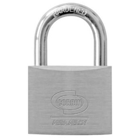 LUCCHETTO EUROMARINE CORBIN - OTTONE ARCO CROMATO CHIAVI 2 MM 40 - 1 pezzo