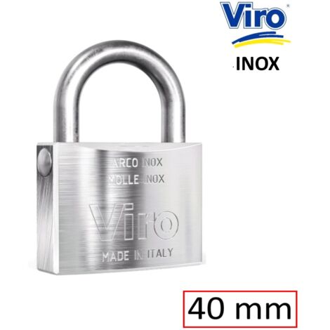 LUCCHETTO FAI BY VIRO INOX "MARE" MM 40