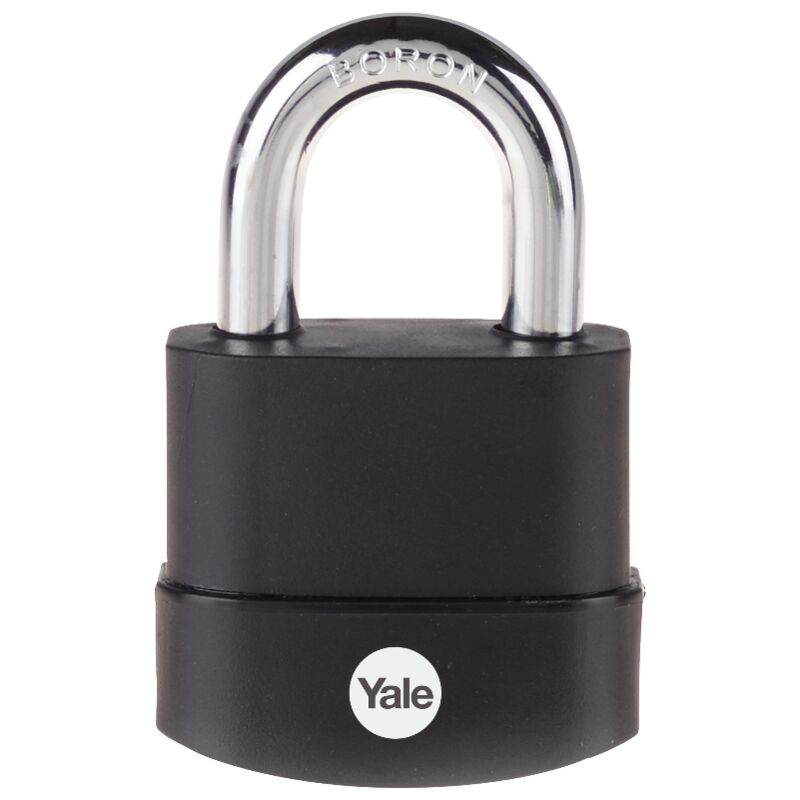 Yale - Lucchetto di massima sicurezza resistente agli agenti atmosferici Y227B/55/126/1 corpo 55mm, arco in acciao al boro, 3 chiavi