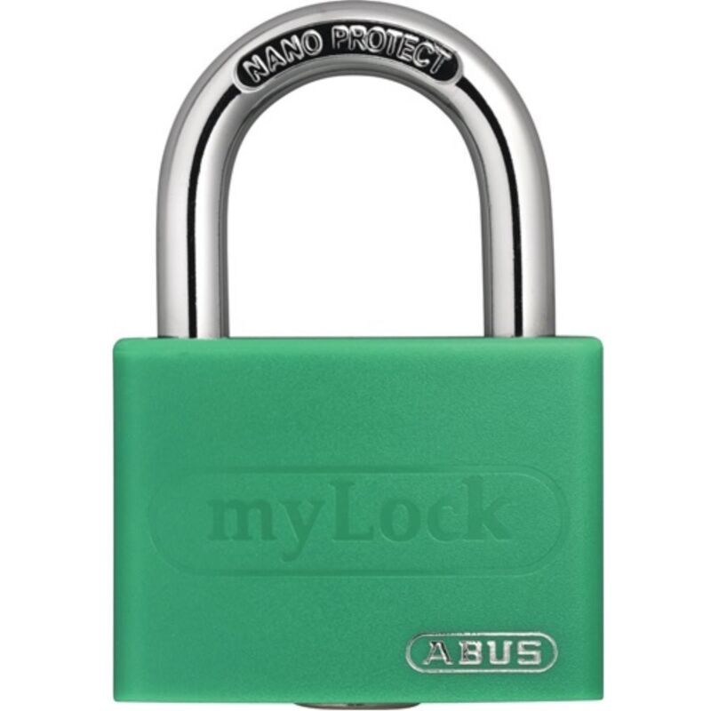 Lucchetto a cilindro T65AL / 40 Ecolution b / dfnli larghezza corpo serratura 43 mm alluminio chiave diversa