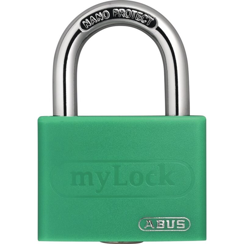 Lucchetto a cilindro T65AL / 40 Ecolution b / dfnli larghezza corpo serratura 43 mm alluminio chiave diversa