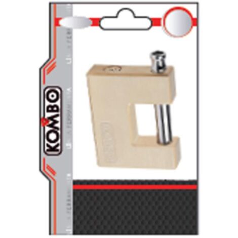 LUCCHETTO IN OTTONE E ACCIAIO 70MM CON 3 CHIAVI IN DOTAZIONE