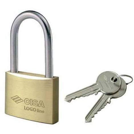 Lucchetto In Ottone Kasp 125 - 40x63 Mm, Arco Lungo, Chiave Unica, Sicurezza Premium - Foto 5