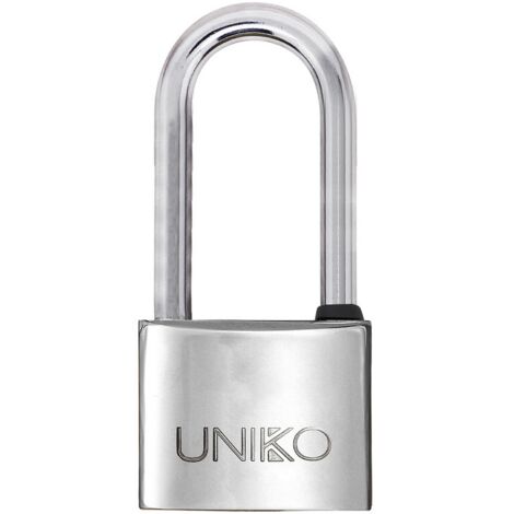 Lucchetto marino arco lungo - uniko - Specifiche: mm 50 - blister 1 pz (chiave UL050) - 6 bl