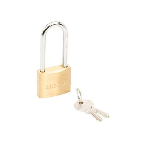 Lucchetto Massiccio Con Arco Lungo Mm.50