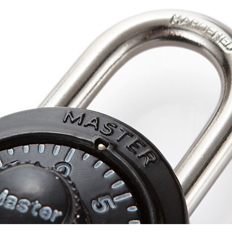 Lucchetto MASTER LOCK 1533 EURD, combinazione di sicurezza, 38 mm, multicolore, (nero)