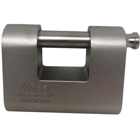 Lucchetto monoblocco in acciaio speciale - Viro Monolith 87 mm