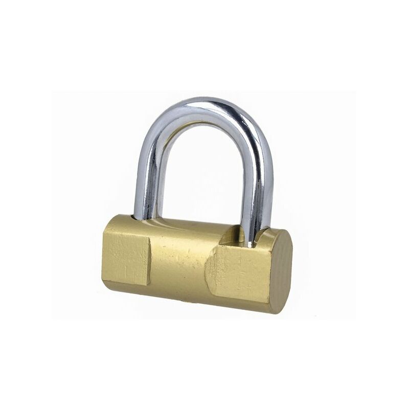 Ledlux - Lucchetto Ottone 30mm con 3 Chiavi