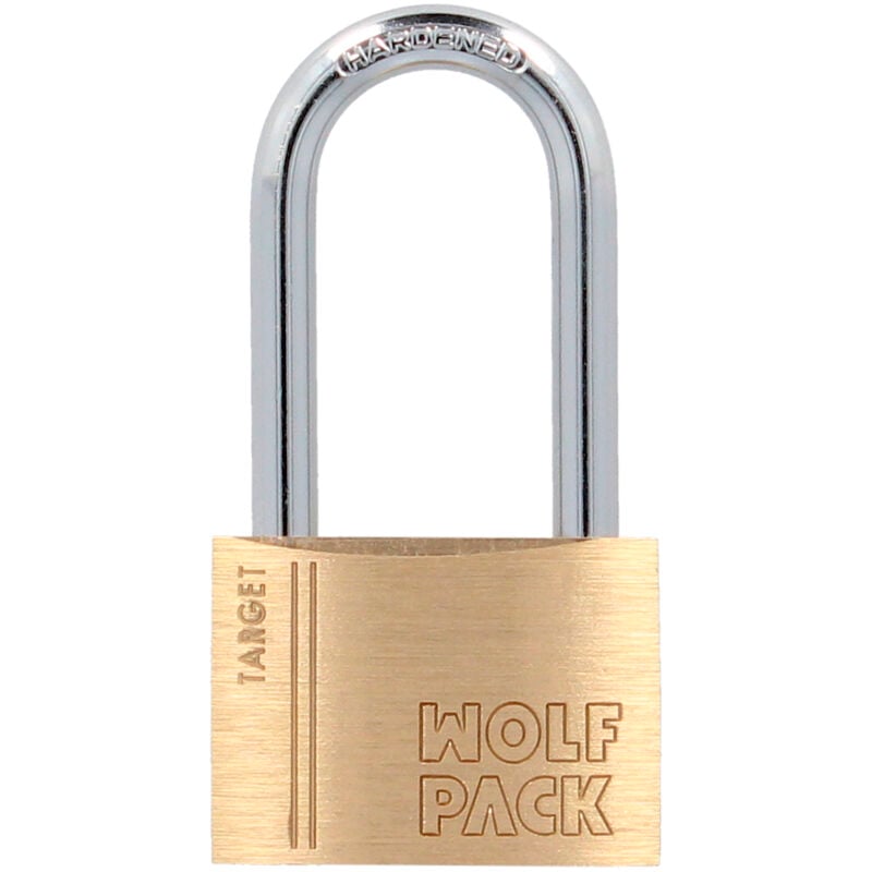 Lucchetto Ottone Arco Lungo 60 mm. Serie bersaglio...