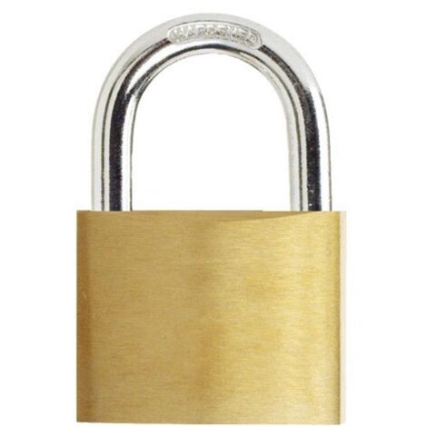 Lucchetto Ottone Arco Normale Chiavi Uguali 30 mm. N. 2