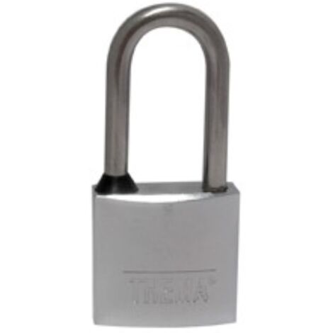 Lucchetto ottone cromo arco lungo mm 40 - sps