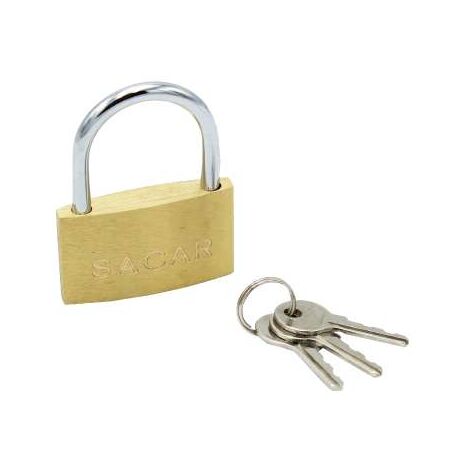 Lucchetto Ottone Leggero Mm.20