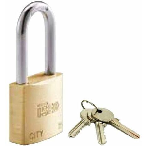 Lucchetto Ottone Mm 25 Arco Medio City Iseo