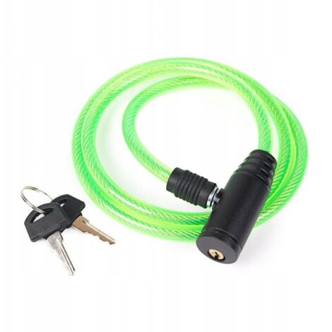 Lucchetto per bicicletta con chiave e cavo