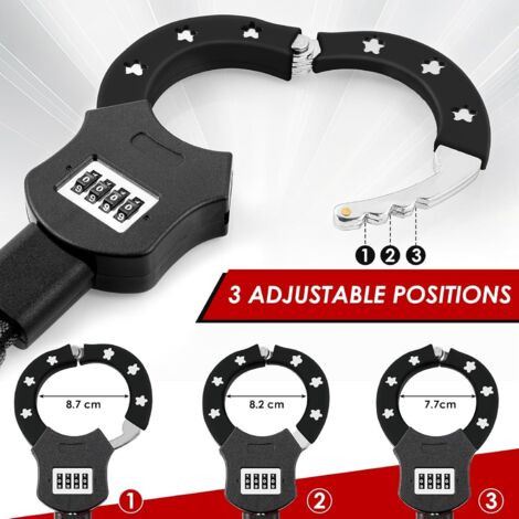 Lucchetto per monopattino elettrico, lucchetto a combinazione, catene antifurto da 8 mm, lucchetto a catena per bicicletta robusto da 93 cm, per monopattini, biciclette, motociclette, cancelli, passeg