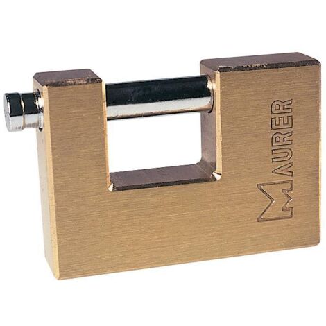 Lucchetto per Serranda in Ottone Maurer Misura 70 mm