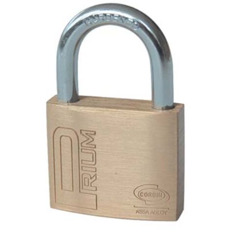 Lucchetto prium ka corbin ottone arco cromato chiavi 2 mm 30 (12 pezzi) Corbin