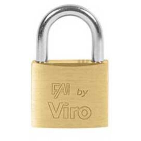 Lucchetto rettangolare In Ottone Fai Viro - 30