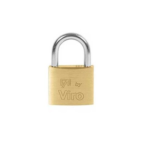 Lucchetto rettangolare In Ottone Fai Viro - 40