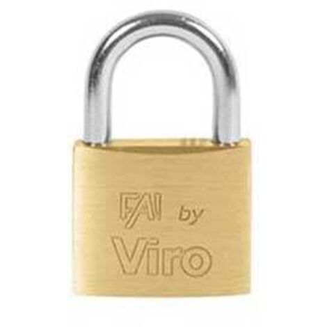Lucchetto rettangolare In Ottone Fai Viro - 50