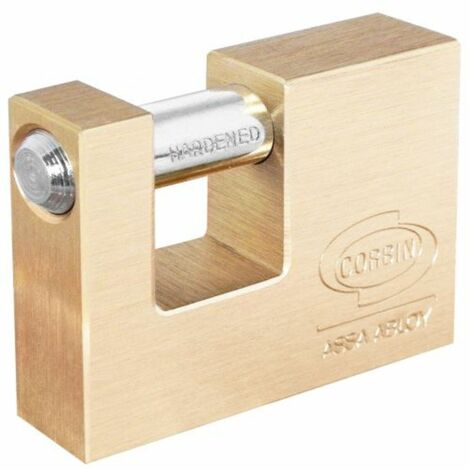 LUCCHETTO RETTANGOLARE YALE/CORBIN - OTTONE CHIAVI 2 MM 70 - 1 pezzo
