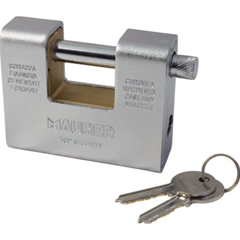 LUCCHETTO SERRANDA CORAZZATO MAURER 60MM