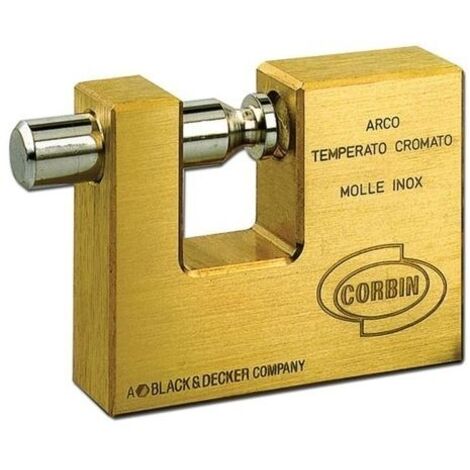 LUCCHETTO SERRANDA OTTONE PL311 CORBIN 70MM