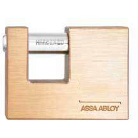 LUCCHETTO SERRANDA OTTONE """PL311""" YALE 50MM """MIGNON"""