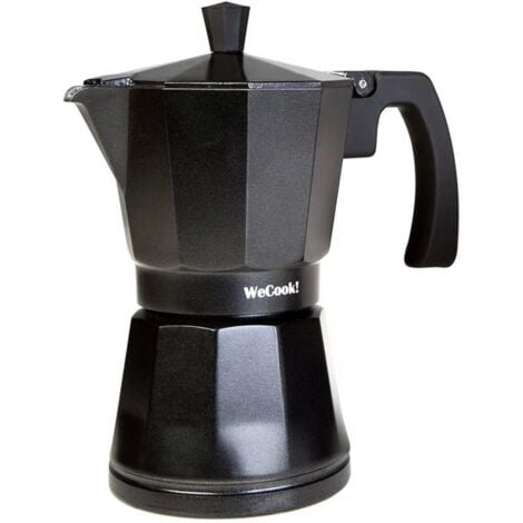 FPLUS Luccia WECOOK Aluminium-Kaffeemaschine, geeignet für Induktion, 6 Tassen, 30106