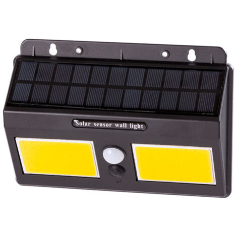 Luce a Muro Solare LED IP65 Sensor Batteria: 3,7V 1.200Ma [LUM-YC-SW8019-COB]Greenice