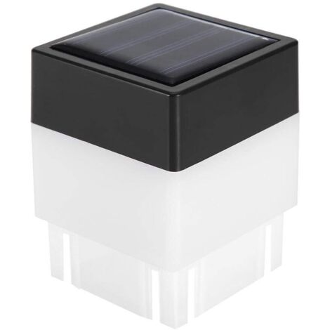Luce bianca calda quadrata a LED ad energia solare per la decorazione esterna del recinto del giardino