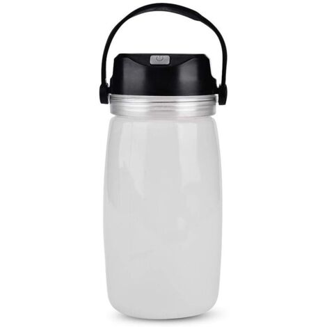 Luce da campeggio a LED ricaricabile solare, lanterna portatile a LED da campeggio multifunzionale ricaricabile tramite USB alimentata a energia solare con luminosità per la lettura, la tenda, l'uffic