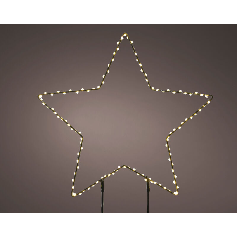 Image of Luce da giardino a pianta Micro led stella fissa per esterni l 0.6 x ø 38 cm