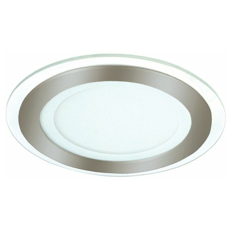 Image of Cristalrecord - Luce da incasso a led 6W 3000K kairo round nickel 02-068-06-002