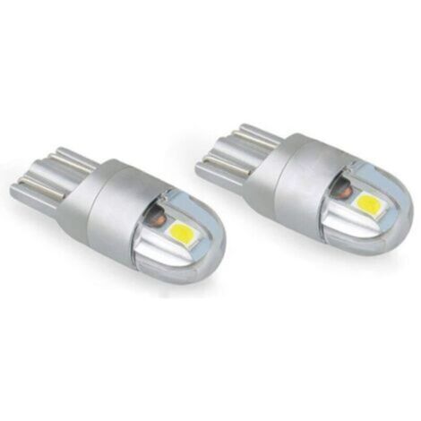 Luce di posizione/parcheggio a LED T10, 12V 6000K bianca, indicatore di direzione a LED per targa/luci di posizione per auto e moto