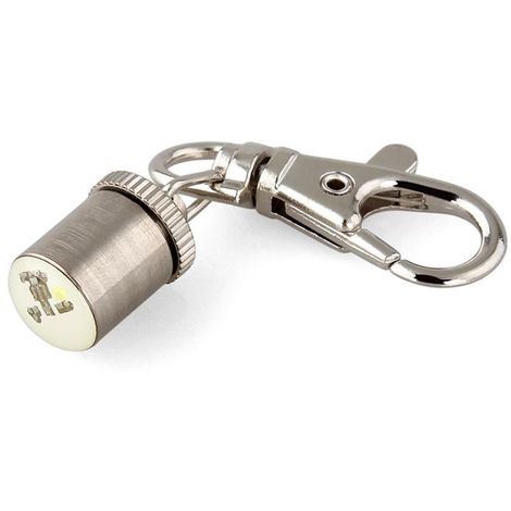 Luce di sicurezza a LED metallizzata per collare cani