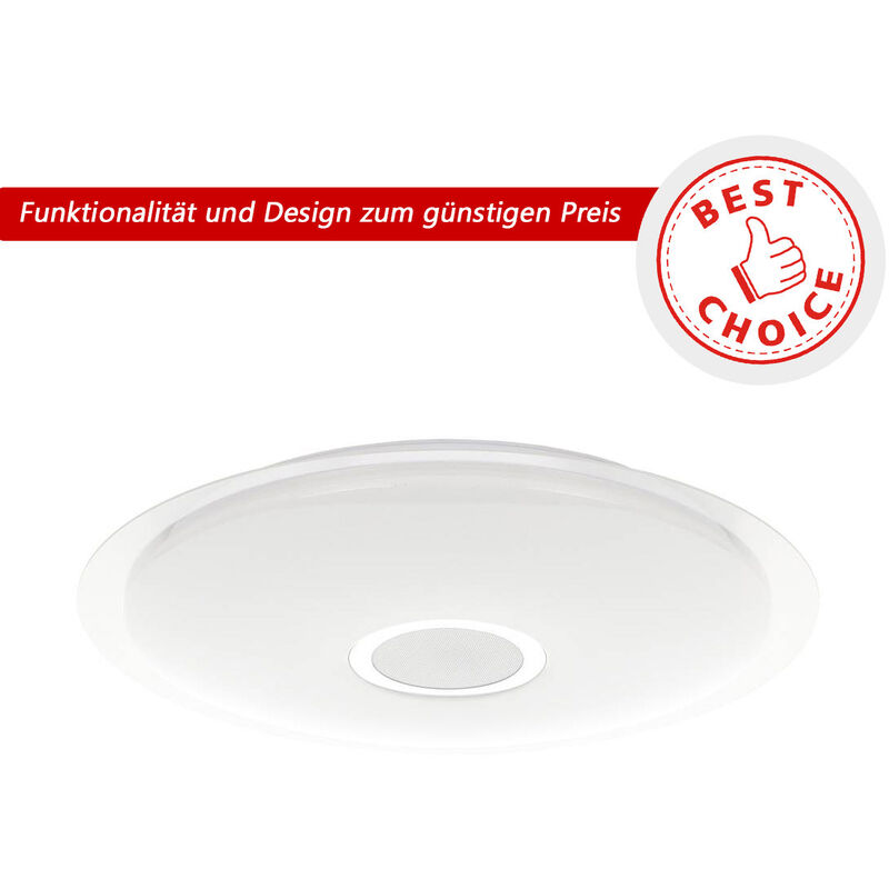 Eglo - Luce di soffitto lanciano-s bianco, h