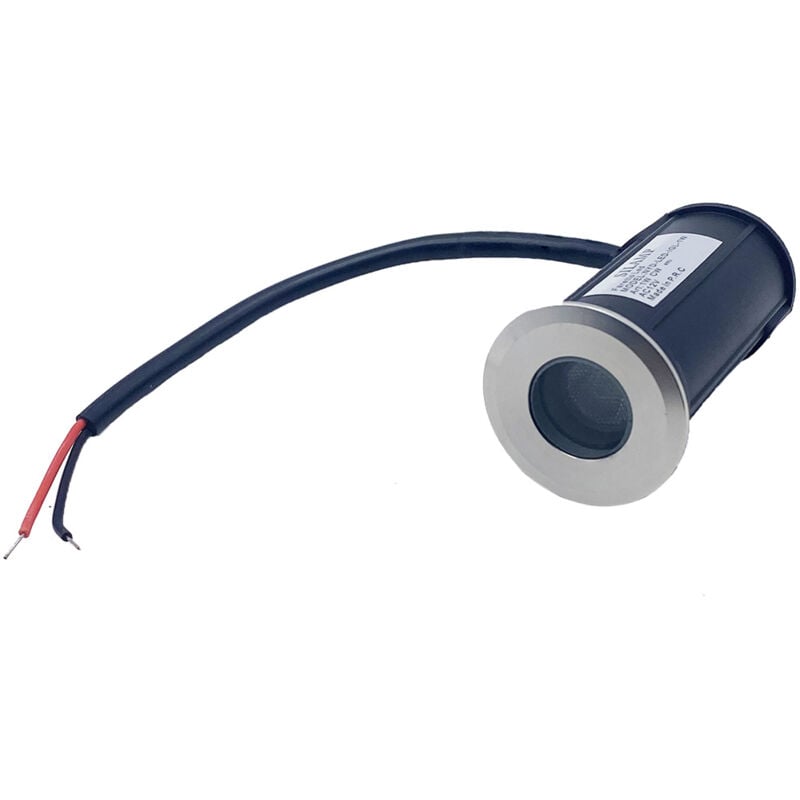 Image of Faretto LED 12V 1w Calpestabile per piscina Fontane ImpermeabileLuce Fredda 6400k