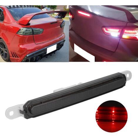 Luce freno per Mitsubishi Lancer Evolution X 2008-2017 - Codice articolo 8334A08 - Supporto per portellone posteriore nero