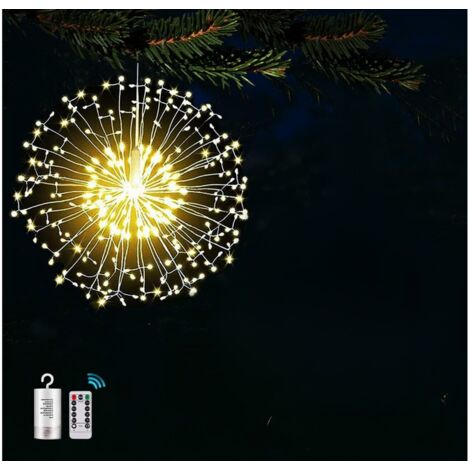 Luce Fuochi d'artificio Ramo Luce Telecomando Sospeso Naturale Pendente