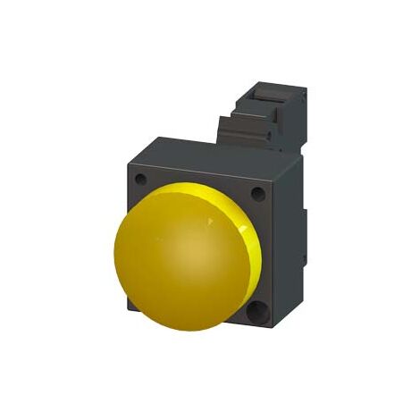 Luce Indicazione con led integrato 110v ac Terminale a vite con supporto giallo