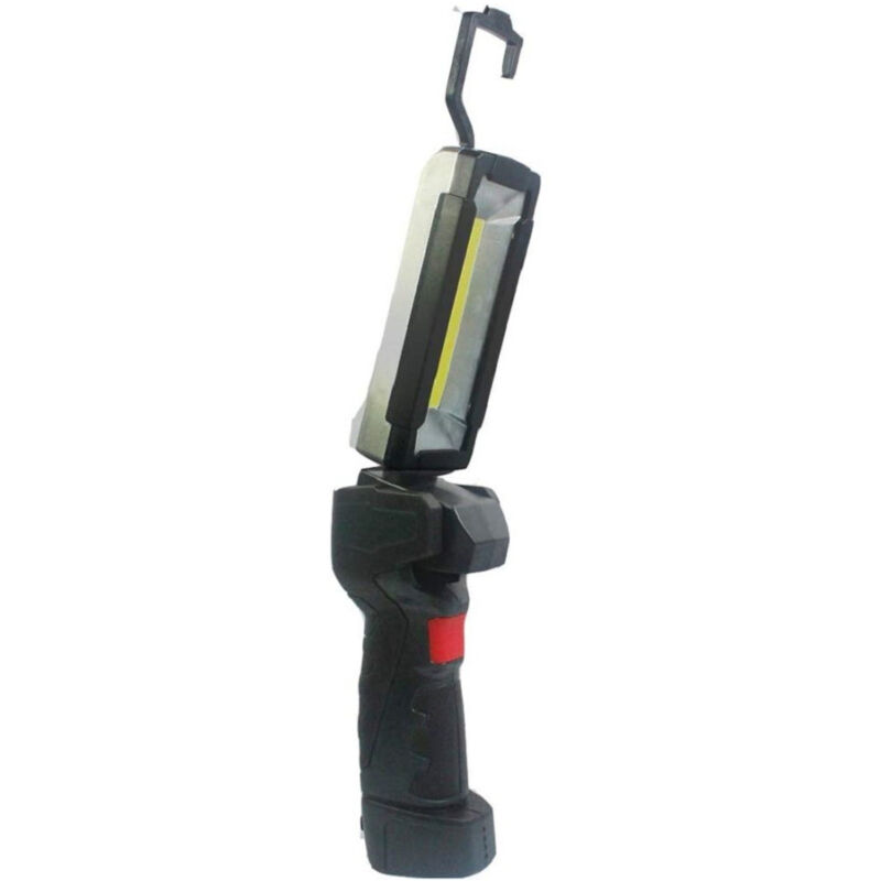 Image of TrAdE Shop Traesio - Luce Lavoro Led Ricaricabile Usb Torcia Attacco Magnetico 5 Modalità Antiscivolo -