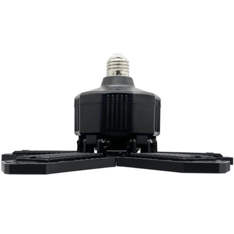 Luce LED da garage 15000LM, 6 pannelli luminosi deformabili a soffitto per garage, illuminazione da 150W seminterrato officina magazzino mansarda (E26/E27, 240 LED)
