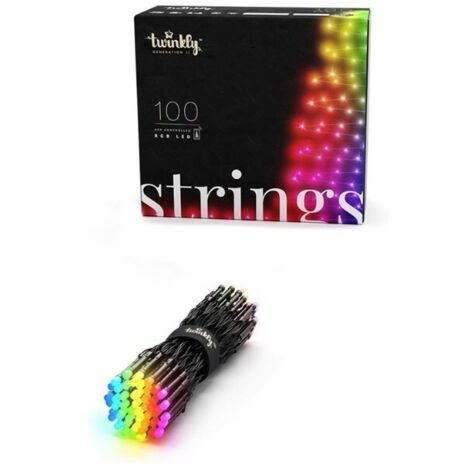 Luce led di natale Twinkly Strings 100 Smart RGB 8m [TWS100STP-BEU]