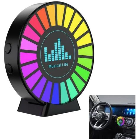 Luce LED per auto, aromaterapia, suono, acquisizione di musica, ritmo, illuminazione ambientale per auto, adatta per musica in auto