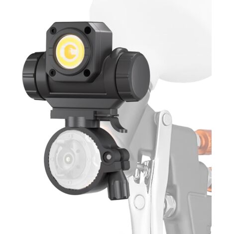 Luce LED ricaricabile per pistola a spruzzo, luce per pistola a spruzzo da 450 LM con 3 modalità di illuminazione, per verniciatura automatica e abbinamento dei colori